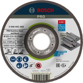 Griešanas un slīpēšanas disks Bosch Pro, 115 mm x 2.5 mm x 22.23 mm