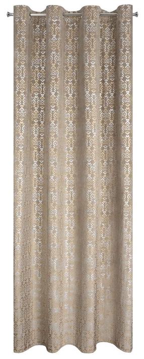 Nakts aizkari ZKLG-01, zelta krās./bēša krās., 140 cm x 250 cm
