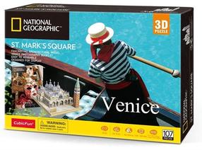 3D пазл National Geographic National Geographic - Venic, 107 шт.