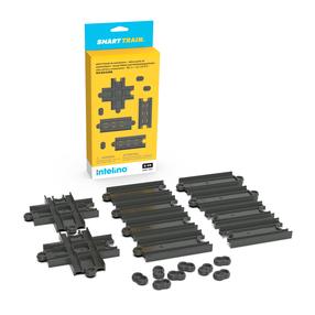 Rinkinys Intelino Short Track Pack INT-TRKS-01, juoda sp.
