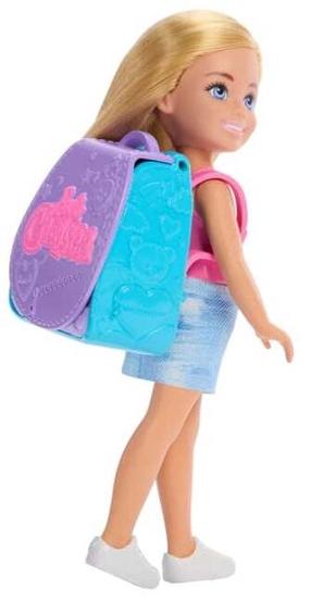 Lelle ar aksesuāriem Mattel Barbie Family & Friends Chelsea JBF46, 12 cm, daudzkrāsaina