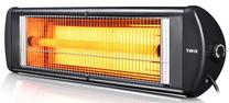 Infraraudonųjų spindulių šildytuvas Kumtel Quartz EX-23 Twix Black, juoda, 2.3 kW (pažeista pakuotė)/01