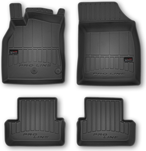 Auto paklājs, no priekšas/aizmugurē Proline 3D, Renault Megane III 2008-2015