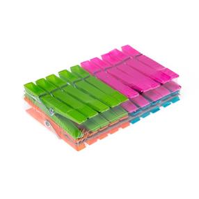 Skalbinių segtukas 9600, 12 cm x 7 cm, plastikas, 20 vnt., (spalva/dizainas parenkami atsitiktine tvarka)