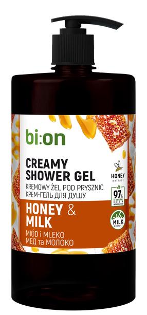 Kehapesugeel Bio Naturell Honey & Milk, 946 ml