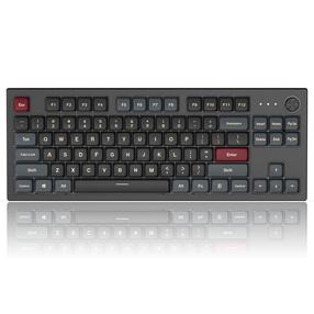 Laidinė žaidimų klaviatūra Montech MKey TKL Gateron Red, EN, juoda sp.