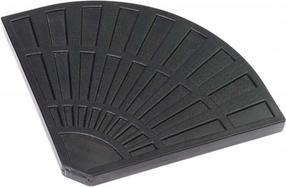 Lauko skėčio pagrindas 4Living, 50 cm x 50 cm, juoda sp.