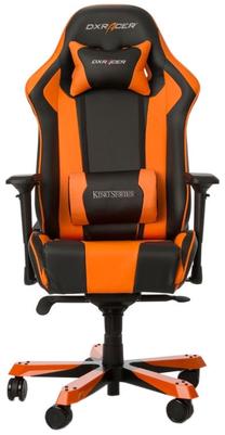 Spēļu krēsls DXRacer King K06-NO, melna krās./oranža krās.