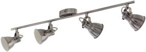 Lampa griesti Eglo Seras Spot 96555, GU10, 3000 °K, 4 x 3 W, niķeļa krās. / niķeļa krās.