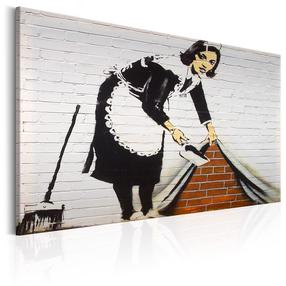 Reproduktsioon Artgeist Maid in London by Banksy HK4160-DKX, 90 cm x 60 cm