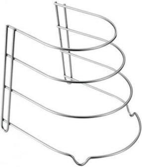 Virtuves statīvs Metaltex Canyon, 23 cm x 27 cm x 23 cm, metāls, sudraba krās.