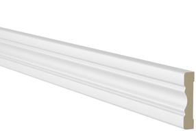 Durų apvadas Viljandi Profiliuotas, 220 cm x 5.8 cm x 0.5 cm, balta sp.