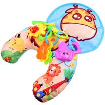 Veiklos pagalvėlė Meying Fun Learn Giraffe, 38 cm x 26 cm, įvairių spalvų