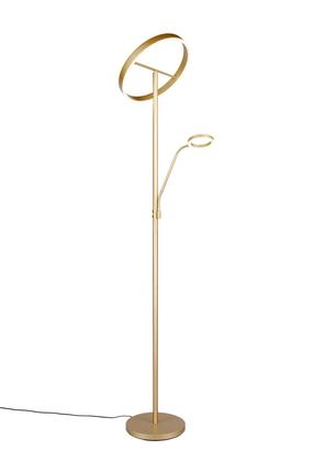 Stāvlampa Trio Willis, 39 W, LED, zelta krās.