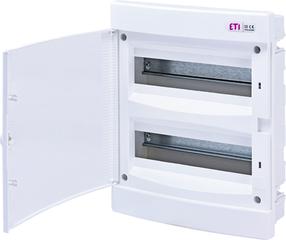 Modulinis skydas ETI ECM24PO, potinkinis, IP40, 24 mod., balta sp.