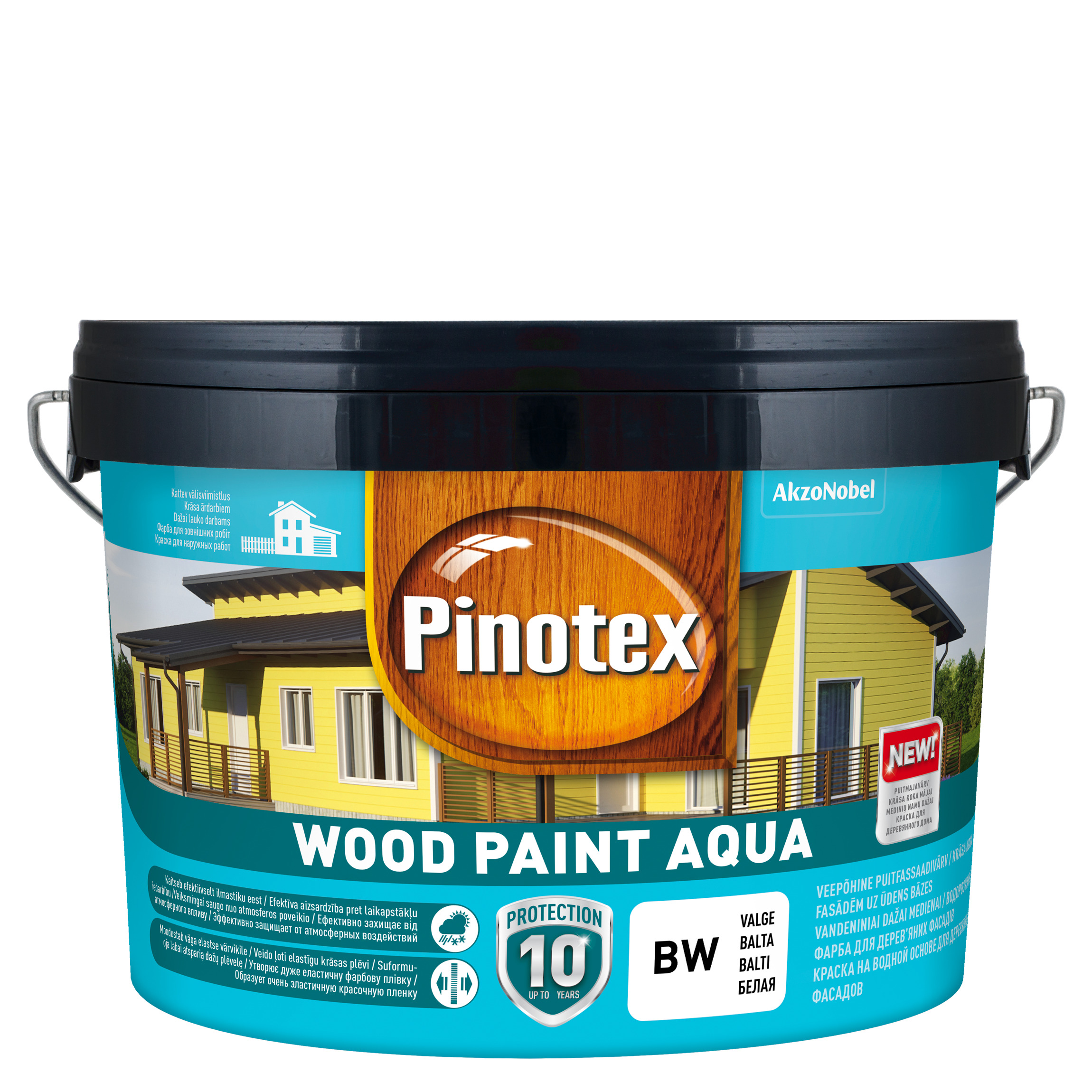 Värv Pinotex Wood Paint Aqua, punane v., 2.5 l