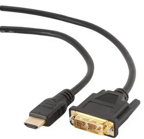 Vads Gembird HDMI to DVI HDMI male, DVI male, 0.5 m, melna krās.