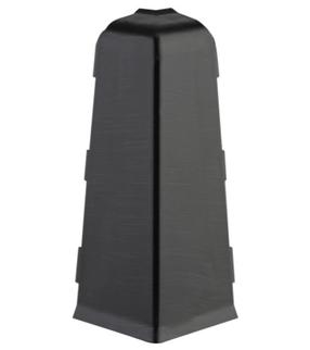 Наружный угол плинтуса Salag SG75 SG7B15, черный цв.
