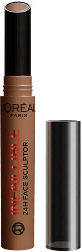 Kontuurpliiats L’Oréal Paris Infallible Face Sculptor, pruun v., medium, 2.3 g