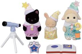 Figūrėlių rinkinys Sylvanian Families Sleepover Party Trio 5750, 3 vnt., įvairių spalvų