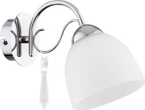 Valgusti seinale Alfa Nata, E27, 1 x 60 W, valge v. / kroom v.