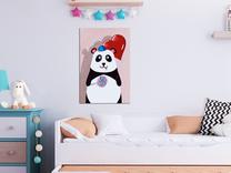 Reprodukcija Artgeist Panda With A Balloon, g-a-0191-b-a, 80 cm x 120 cm