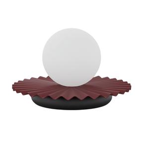 Stalinis šviestuvas Emibig Umbra LN1, G9, 8W, balta sp./raudona sp./juoda sp.