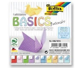 Paberkujukeste valmistamise komplekt Folia Origami Basic, mitmevärviline