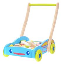 Vaikiškas stumdukas - vaikštynė EcoToys, 42 cm, įvairių spalvų