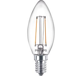 Lemputė Philips LED, B35, 2700 °K, E14, 2 W, 250 lm