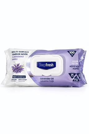 Niisked salvrätikud Deep Fresh Levandų kvapo, erinevatele pindadele, 100 tk