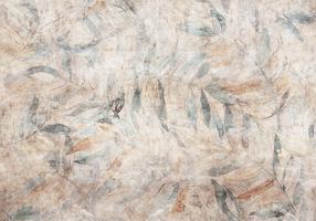 Fototapeet Artgeist Greek Laurels - Faded Composition With Leaves On A Beige Patterned Background, 140 cm x 200 cm