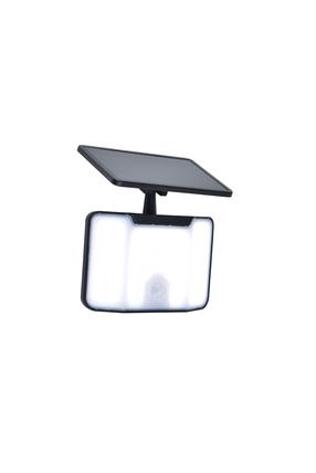 Päikesepaneeliga prožektor, seinakinnitus Lutec Kombo, 6 W, 500 lm, 5000 °K, IP54, must v.
