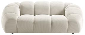 Sofa Micadoni Diana Son23, šviesiai smėlinė, 214 x 114 cm x 75 cm