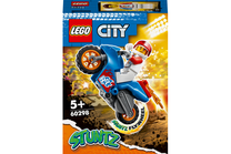 Konstruktorius LEGO City Raketinis kaskadininkų motociklas 60298, 14 vnt.