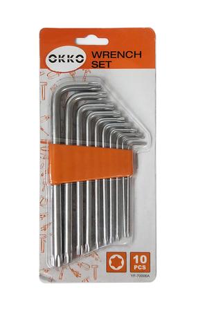 Kuuskantvõti Okko YF-70006A TORX Wrench Set 10pcs T9-55