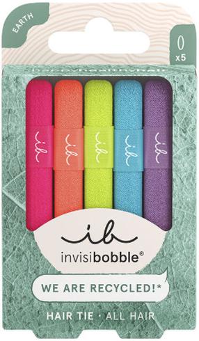 Matu gumija Invisibobble Glow In The Dark, daudzkrāsaina, 5 gab.