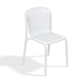 Lauko kėdė Ferne Brene, balta sp., 53 cm x 52 cm x 82.5 cm