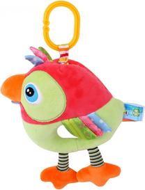 Lavinamasis žaislas kūdikiui, papūga Lorelli Musical Toy, 32 cm, įvairių spalvų
