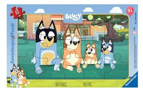 Puzle Ravensburger Bluey & Family Frame, 25 cm x 18 cm, 15 gab.