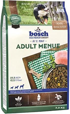 Сухой корм для собак Bosch PetFood Adult Menue, курица, 3 кг