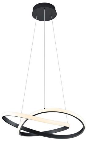 Šviestuvas lubų Reality Course R32051132, LED, 3000 °K, 1 x 27 W, juoda sp. / juoda sp.