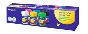Krāsa guašas Pelikan Tempera, 150 ml, 6 kr., 6 gab.