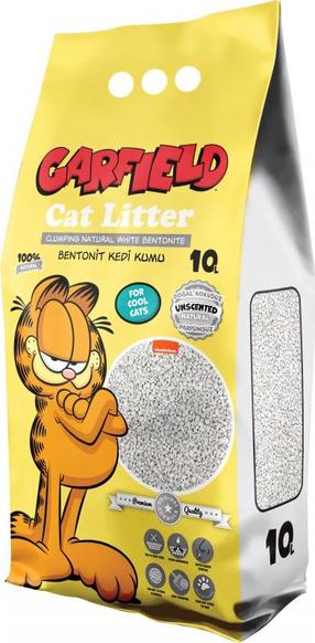 Kačių kraikas Garfield Unscented GR-6294, organinis (sušokantis)/bentonitas, 10 l