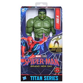 Žaislinė figūrėlė Hasbro Spiderman Titan Series Hulk, 29.7 cm, žalia sp.