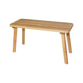 Скамейка для бани, ольха, 80 см x 30 см x 40 см