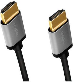 Кабель Logilink HDMI - HDMI 4K@60Hz CHA0101 HDMI, HDMI, 2 м, серый цв.