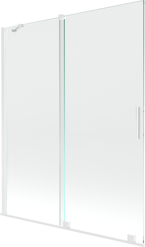 Vonios sienelė Mexen Velar II, 140 cm x 150 cm, balta sp./grūdintas