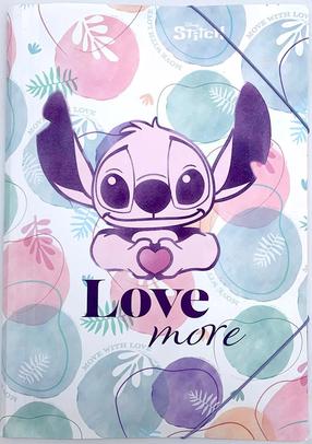 Kleebistega kaust Disney Stitch Pastel, A3 Mitmevärviline