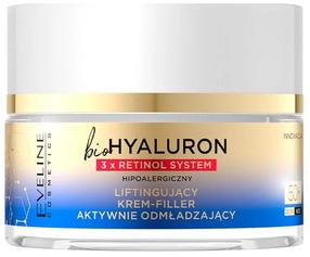 Крем для лица Eveline BioHyaluron 3xRetinol System, 50 мл, 50+